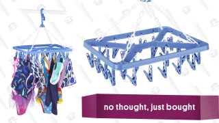 I Never Bothered to Air Dry Clothes Until I Bought This Stupid Hanging Rack